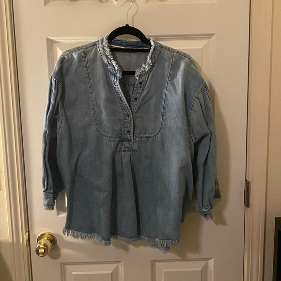 Anthropologie Jean Top large - Picture 1 of 4